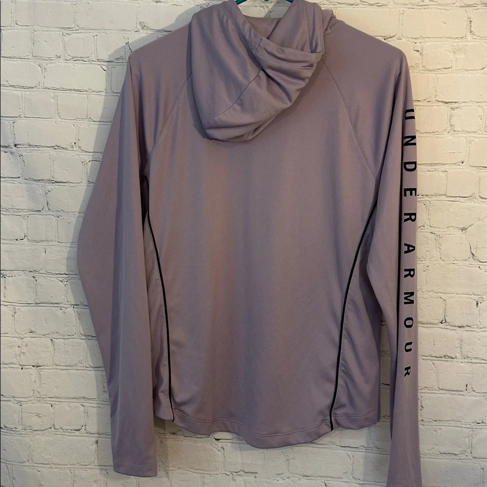 Under Armour Women Velocity Woodmark Lavender Long Sleeve Hoodie - Picture 5 of 6